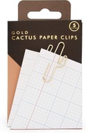Sponky na papier ozdobný kaktus 5 ks Sponky na papier ozdobný kaktus 5 ks