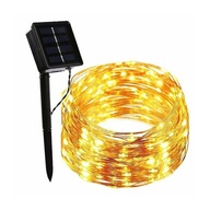 Solárna lampa medený drôt 22m 200LED 600mAh Solárna lampa medený drôt 22m 200LED 600mAh