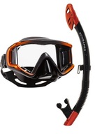Súprava masky a šnorchla Scubapro Crystal VU/Spectra Dry, čierna a oranžová Súprava masky a šnorchla Scubapro Crystal VU/Spectra Dry, čierna a oranžová