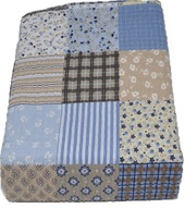 POSTEĽNOSŤ KOROVÁ 200x220 BAVLNA 100% PATCHWORK MODRÁ POSTEĽNOSŤ KOROVÁ 200x220 BAVLNA 100% PATCHWORK MODRÁ