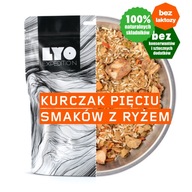 LYOFOOD Lyofilizované jedlo Kurča 5 príchutí LYOFOOD Lyofilizované jedlo Kurča 5 príchutí