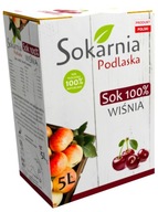100% čerešňová, čerešňová, višňová šťava 5 L, iba ovocie 100% čerešňová, čerešňová, višňová šťava 5 L, iba ovocie