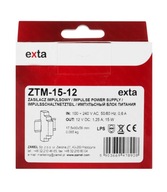 Impulzný zdroj na DIN lištu ZTM-15/12 EXTA ZAMEL Impulzný zdroj na DIN lištu ZTM-15/12 EXTA ZAMEL