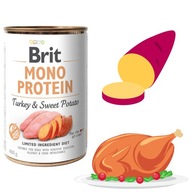 BRIT MONO PROTEIN TURECKO ZEMIAKOVÁ TURECKA 12x400g BRIT MONO PROTEIN TURECKO ZEMIAKOVÁ TURECKA 12x400g