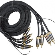 Kicx RCA06 / 4xRCA 5m 3xtienený OFC - Premium Kicx RCA06 / 4xRCA 5m 3xtienený OFC - Premium