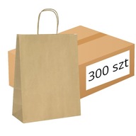 Papierová taška 18x8x22 šedá 100g/m2 300 ks (A5)