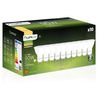 10x GU10 LED žiarovka 10W = 90W 900lm 3000K Teplá 120°