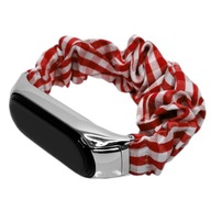 Remienok na zápästie pre XIAOMI MI BAND 5/6 SCRUNCHIE VZORY Remienok na zápästie pre XIAOMI MI BAND 5/6 SCRUNCHIE VZORY