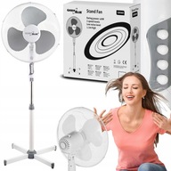 VENTILÁTOR STOJANÝ, PODLAHOVÝ, 40W, TICHO