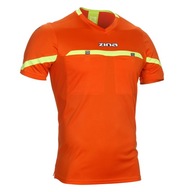 SALVA Rozhodcovská košeľa s krátkym rukávom-Oranžová;S