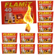 NAJRÝCHLEJŠIE NIEČO ZAPÁLIŤ - Podpaľovač Biely FLAMIT 40 | 400 kociek