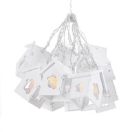 LED lampy Vianočné osvetlenie chaty chaty Biela LED lampy Vianočné osvetlenie chaty chaty Biela