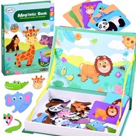 Magnetická puzzle kniha ZOO ZVIERATÁ ZA3768 Magnetická puzzle kniha ZOO ZVIERATÁ ZA3768