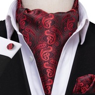 Módna súprava hodvábnych šatiek Ascot Jacquard Tie Módna súprava hodvábnych šatiek Ascot Jacquard Tie