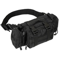 Bedrová taška, vojenská turistická taška cez pás, MFH, 3 l, čierna Bedrová taška, vojenská turistická taška cez pás, MFH, 3 l, čierna