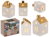 Keramický LED vianočný domček - dekorácia Keramický LED vianočný domček - dekorácia