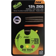 Fox Edges Zig Rig 8 12lb 12ft 3ks háčik Fox Edges Zig Rig 8 12lb 12ft 3ks háčik