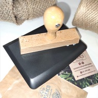 Drevená pečiatka 10x2,5 cm s vaším LOGOM a atramentom Drevená pečiatka 10x2,5 cm s vaším LOGOM a atramentom