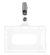 Vreckový držiak na ID karty s klipom 50 ks 92x59 mm Vreckový držiak na ID karty s klipom 50 ks 92x59 mm