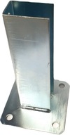 Pätka stĺpika 60x40mm pozinkovaný panelový plot