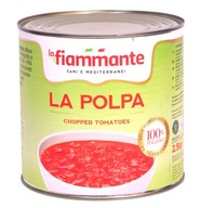 Pelati paradajky, rezané 2,5 kg (1,5 kg) La Fiammante Pelati paradajky, rezané 2,5 kg (1,5 kg) La Fiammante