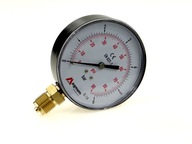 Manometer 6 bar na meranie tlaku Fi 100 mm 1/2'