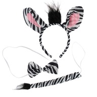 Sada zvieratiek s chvostíkom - zebra Sada zvieratiek s chvostíkom - zebra