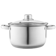 Nerezový hrniec s objemom 3,6 l s pokrievkou 20 cm Nerezový hrniec s objemom 3,6 l s pokrievkou 20 cm