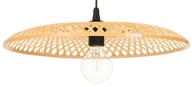Ploché boho závesné svietidlo z bambusu 45 cm TH07 Ploché boho závesné svietidlo z bambusu 45 cm TH07
