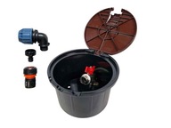 Studňa na prívod vody s ventilom 3/4" hnedá Studňa na prívod vody s ventilom 3/4" hnedá