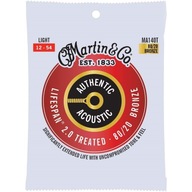 Struny na akustickú gitaru Martin MA140T 12-54 Struny na akustickú gitaru Martin MA140T 12-54