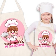 Kuchynská zástera detská vzor PRINCEZNÁ V KUCHYNI Kuchynská zástera detská vzor PRINCEZNÁ V KUCHYNI