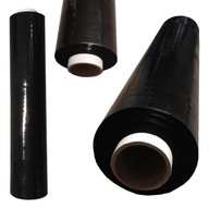 Čierna stretch fólia, 3kg netto, na balenie 50cm Čierna stretch fólia, 3kg netto, na balenie 50cm