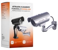 Atrapa KAMERY MONITOROVANIE KAMERY STRIEBORNÁ LED Atrapa KAMERY MONITOROVANIE KAMERY STRIEBORNÁ LED