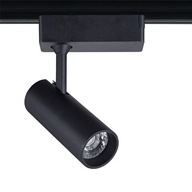 15W LED 6500K čierne koľajové svetlo