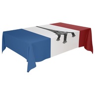 Vlajka Francúzska vlajka obrusov odolných voči poliatiu