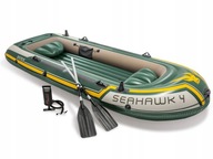 INTEX SEAHAWK PONTOO 4veslová ČERPADLO 351x145x48cm INTEX SEAHAWK PONTOO 4veslová ČERPADLO 351x145x48cm