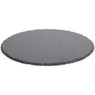 Bridlicový servírovací podnos Absolu Chic 30 cm čierny kameň Bridlicový servírovací podnos Absolu Chic 30 cm čierny kameň