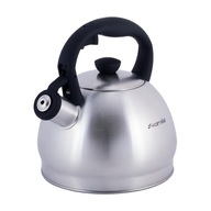 OCEĽOVÁ kanvica s píšťalkou, INDUKCIA, 2,0L OCEĽOVÁ kanvica s píšťalkou, INDUKCIA, 2,0L