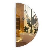 Polkruhové zrkadlo do kúpeľne 50 cm