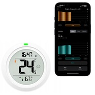 Senzor vonkajšej teploty a vlhkosti Smart LCD White WiFi Tuya Senzor vonkajšej teploty a vlhkosti Smart LCD White WiFi Tuya