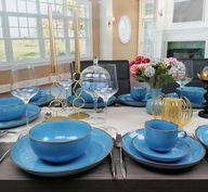 BOGUCICE RUSTIC BLUE SERVISNÁ VEČERA KÁVA 30 EL MISA BOGUCICE RUSTIC BLUE SERVISNÁ VEČERA KÁVA 30 EL MISA