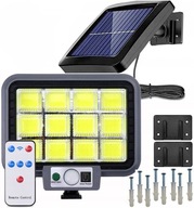 LED SOLAR LAMPA SNÍMAČ POHYBU SÚMRAK + DIAĽKOVÉ OVLÁDANIE