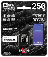 Pamäťová karta microSD IRDM 256GB UHS-I U3 A2+ Pamäťová karta microSD IRDM 256GB UHS-I U3 A2+