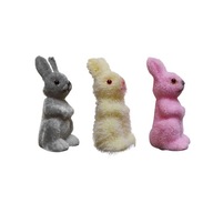 Veľkonočné zajačiky, stádo, stojace, sada 3 kusov