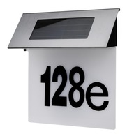 Solárne LED svietidlo podsvietené domovým číslom s IP44 senzorom súmraku Solárne LED svietidlo podsvietené domovým číslom s IP44 senzorom súmraku