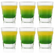Pevné, HRUBÉ poháre na vodku a likér, 40 ml, 6 ks
