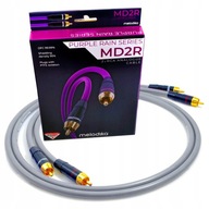 KÁBEL 2x RCA - 2RCA CINCH INTERKONEKT AUDIO MELODIKA MD2R20G GUNMETAL 2m KÁBEL 2x RCA - 2RCA CINCH INTERKONEKT AUDIO MELODIKA MD2R20G GUNMETAL 2m