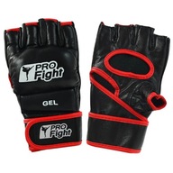 MMA rukavice Kožené rukavice Profight čierne S MMA rukavice Kožené rukavice Profight čierne S