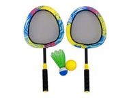 Súprava bedmintonových tenisových rakiet s loptou a loptičkou
